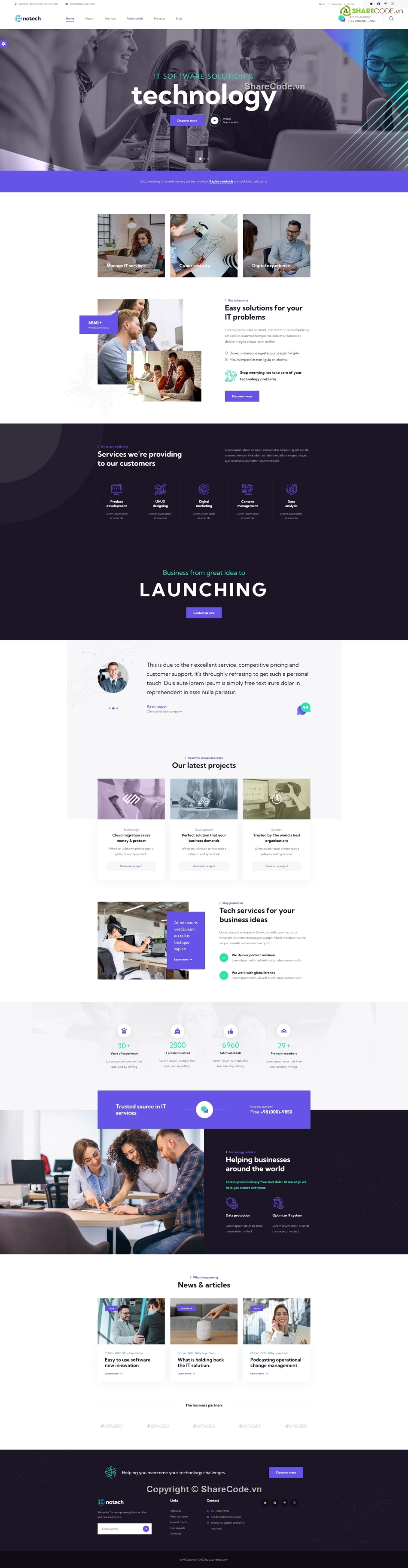 landing page,react,html,company page,multipurpose